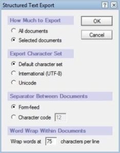 Structured Text Export in Lotus Notes