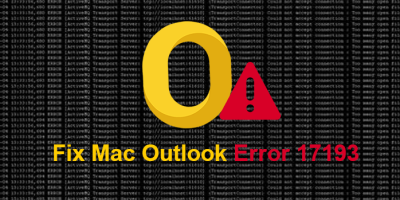 Mac Outlook Error 17193
